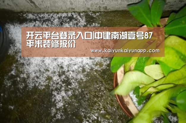 开云平台登录入口|中建南湖壹号87平米装修报价